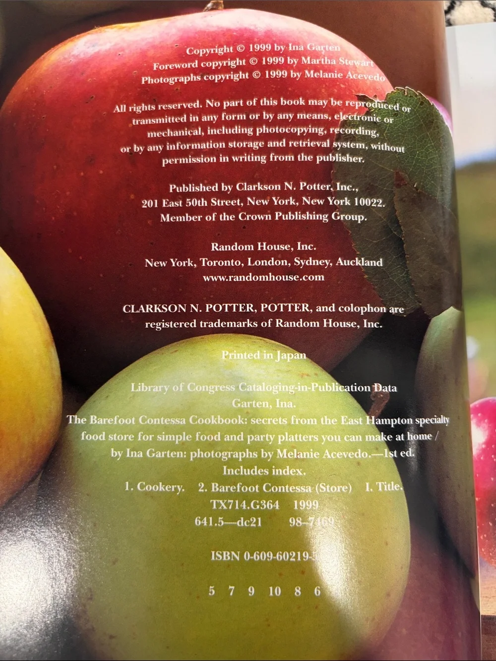 The Barefoot Contessa Cookbook